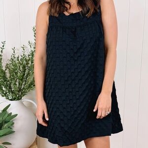 Things Between size S black textured dress